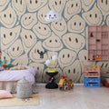 Happy Rebel, Peach Mural Wallpaper - room preview 02