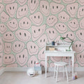 Happy Rebel, Bubblegum Mural Wallpaper - room preview 02
