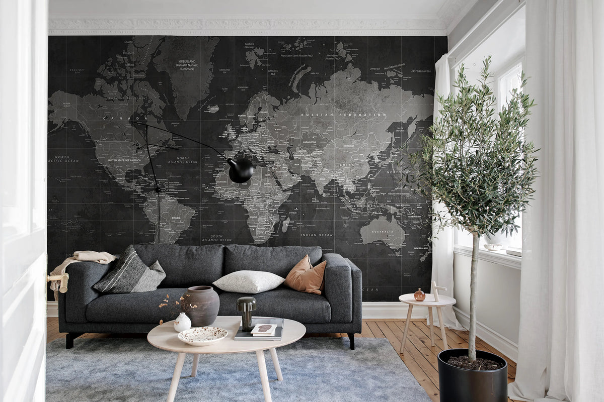 Around The World, Night Mural Wallpaper - room preview 02