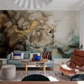 Cloudi Dust Mural Wallpaper - room preview 02