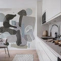 Collage Pastel Mural Wallpaper - room preview 02
