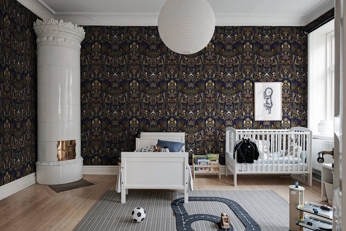 The Swedish Forest Mini Mural Wallpaper - room preview 02