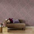 Baroque Pearl, Pink Mural Wallpaper - room preview 02