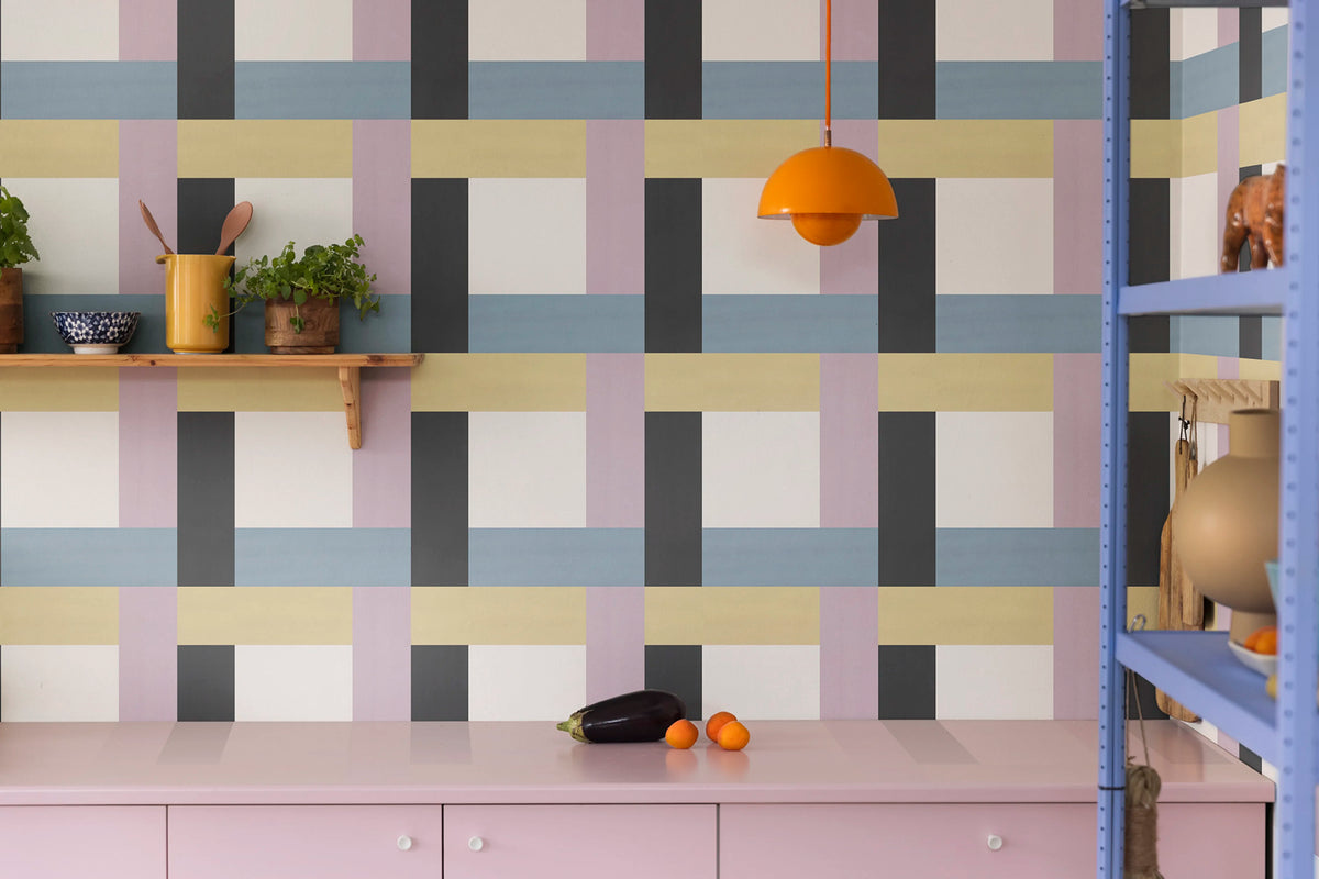 Dont Be Square, Rainbow Mural Wallpaper - room preview 02
