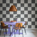 Chess, Black & White Mural Wallpaper - room preview 02