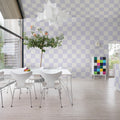 Chess, Lilac Mural Wallpaper - room preview 02
