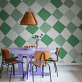 Tremble, Green Mural Wallpaper - room preview 02