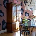 Giant Leopard, Pink Mural Wallpaper - room preview 02