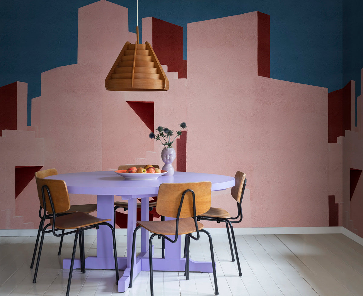 Happy Building, Summer Mural Wallpaper - room preview 02
