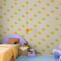 Kissing Booth, Yellow Mural Wallpaper - room preview 02