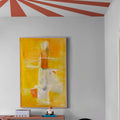 Rays, Red Mural Wallpaper - room preview 02