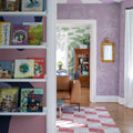 Doodle, Lilac Mural Wallpaper - room preview 02