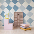 Tremble, Blue Mural Wallpaper - room preview 02