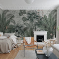 Big Furada, Beige Mural Wallpaper - room preview 02
