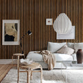 Rib Wood Mural Wallpaper - room preview 02