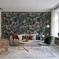 Terrazzo Bold, Emerald Mural Wallpaper - room preview 02