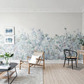 May Meadow, Soft Blue Mural Wallpaper - room preview 02