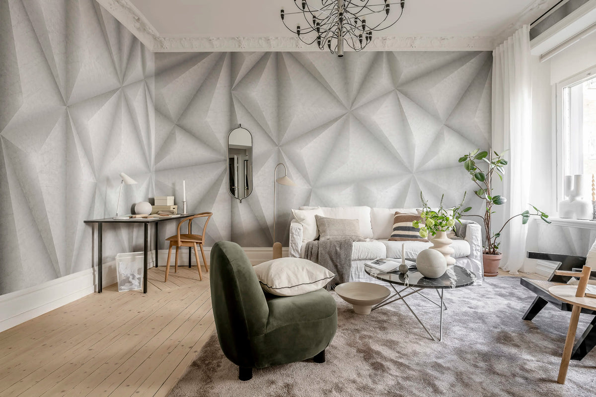 Soundproof Steel Mural Wallpaper - room preview 02