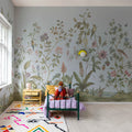 Chinoiserie, Blue Mural Wallpaper - room preview 02