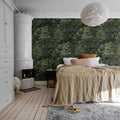 Vinum Raspeys, Green Mural Wallpaper - room preview 02