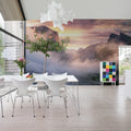 Sunset Mountains Mural Wallpaper - room preview 02