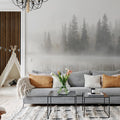 Frosty Lake Mural Wallpaper - room preview 02