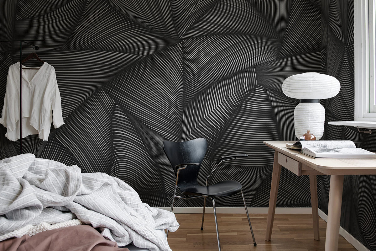 Candy Straps, Liquorice Mural Wallpaper - room preview 02