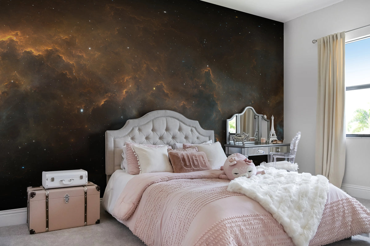 In Space Mural Wallpaper - room preview 02