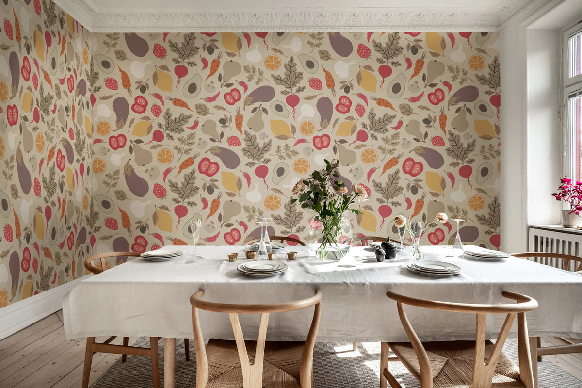 Eat Your Greens, Sand Mural Wallpaper - room preview 02