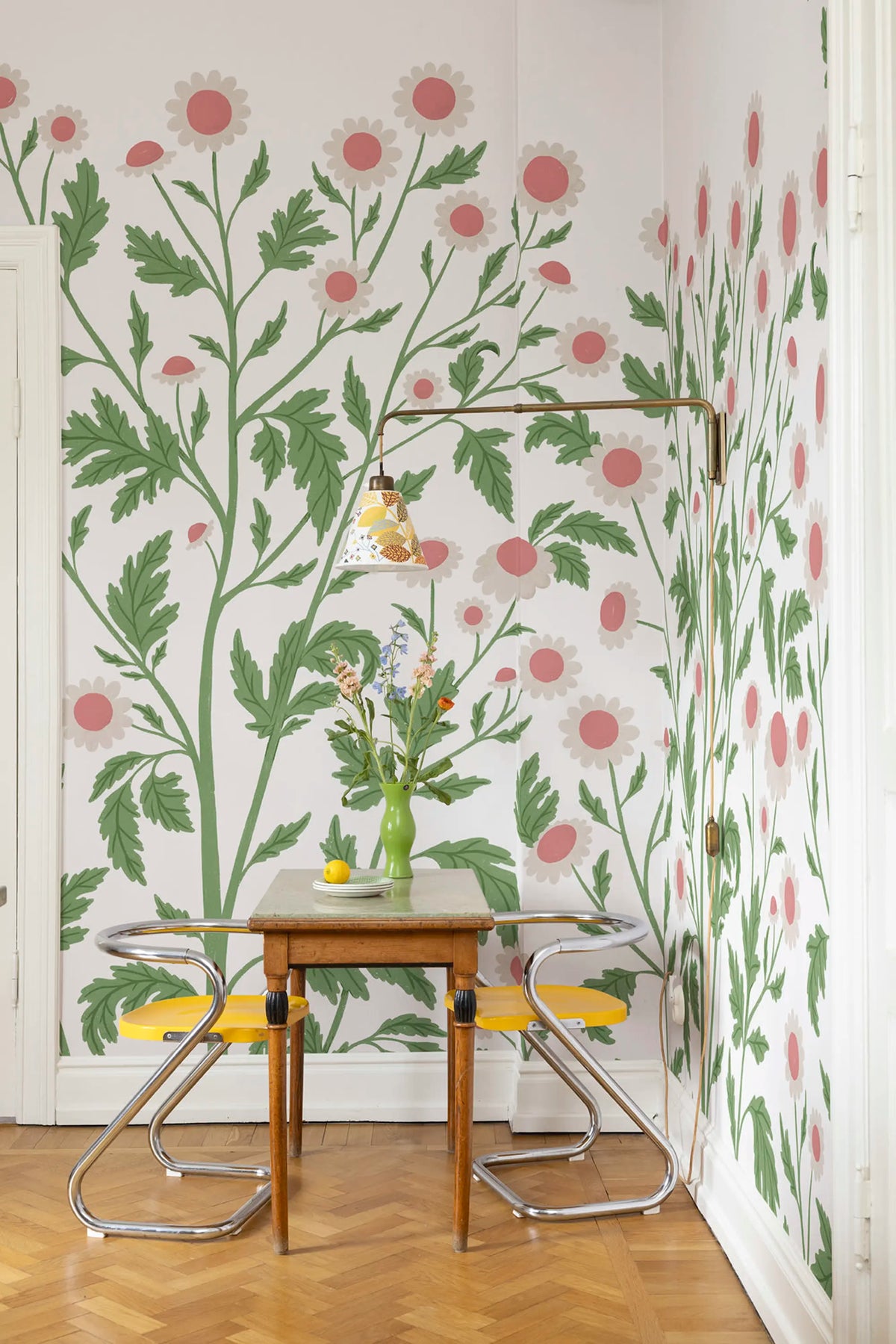 Chamomile, Spring Mural Wallpaper - room preview 02