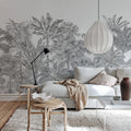 Tropical Bellewood, Frost Mural Wallpaper - room preview 02