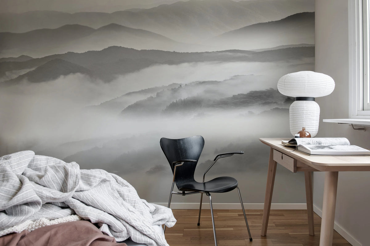 Calm Mountains Mural Wallpaper - room preview 02