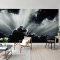 Dramatic Clouds Mural Wallpaper - room preview 02