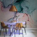 Pastel Watercolors Mural Wallpaper - room preview 02