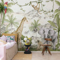 Jungle Friends Mural Wallpaper - room preview 02