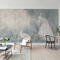 White Peacocks Mural Wallpaper - room preview 02