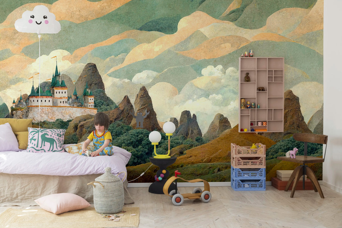Castle of Dreams Mural Wallpaper - room preview 02