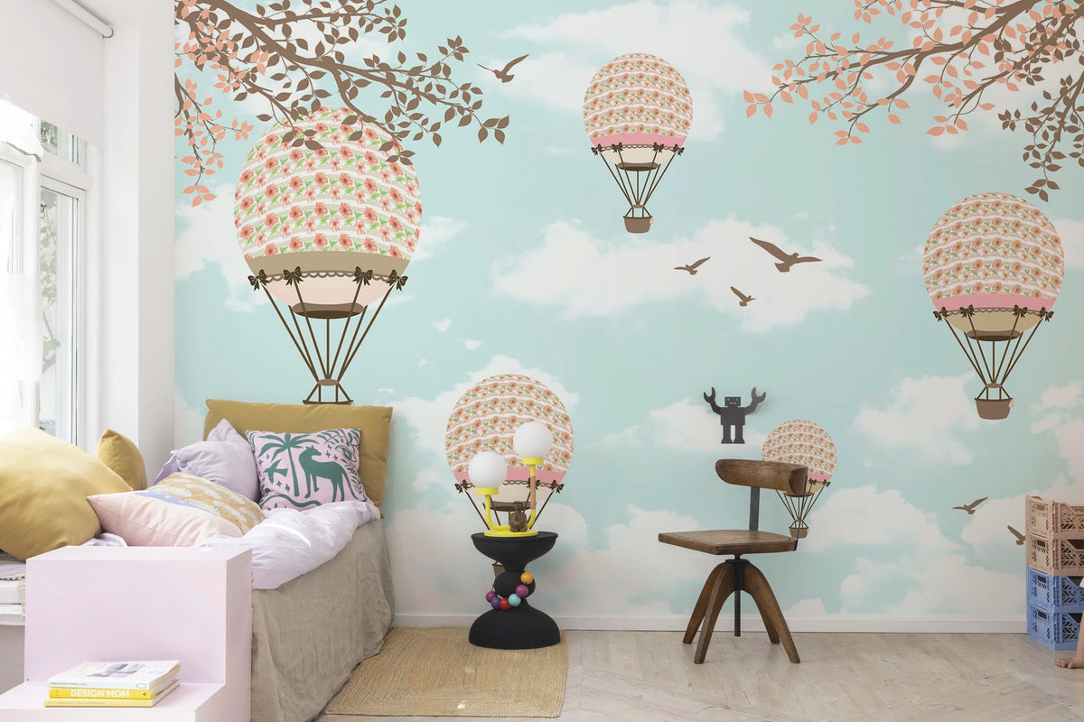 Sweet Balloons Mural Wallpaper - room preview 02