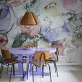 Multi Watercolor Mural Wallpaper - room preview 02
