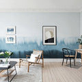 Dip Dye, Blue Mural Wallpaper - room preview 02