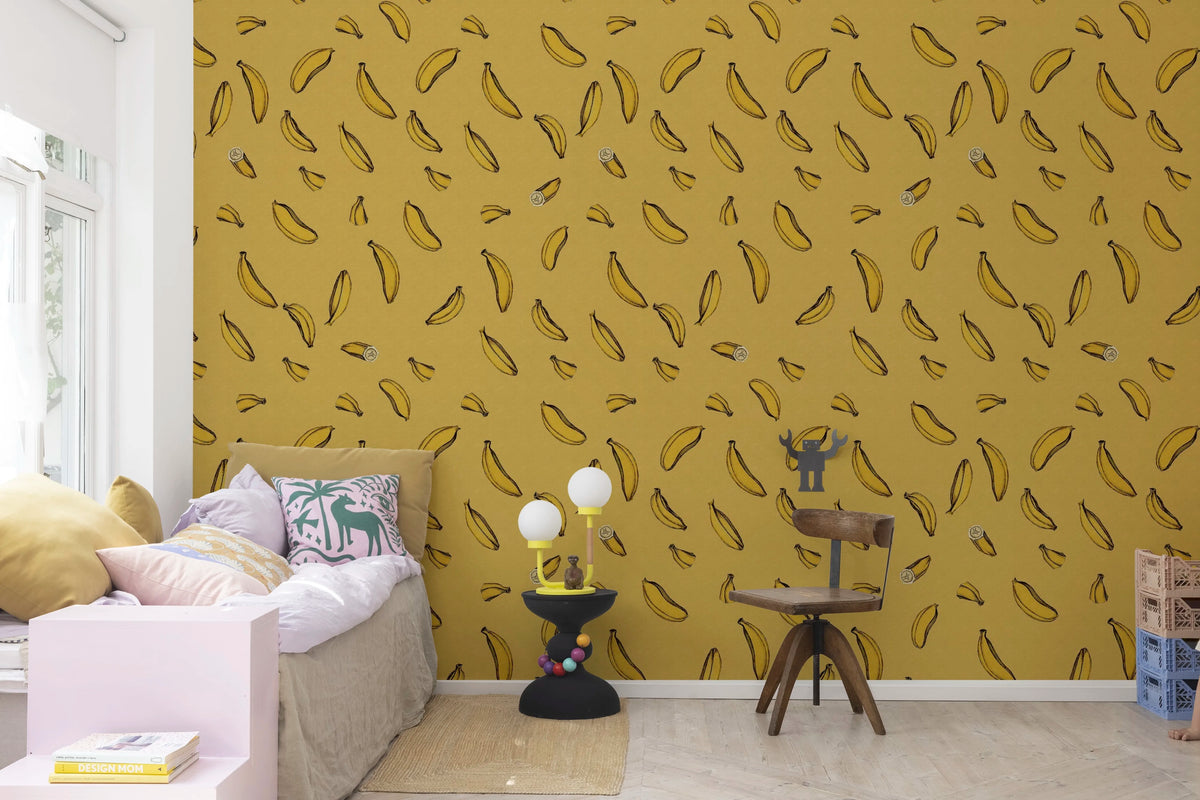 Bananza, Sunshine Mural Wallpaper - room preview 02