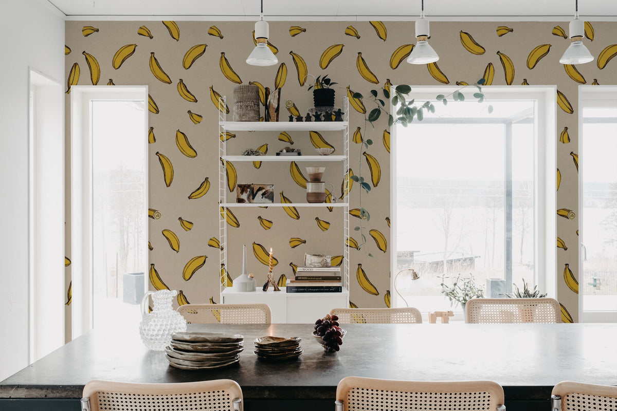 Bananza, Sand Mural Wallpaper - room preview 02