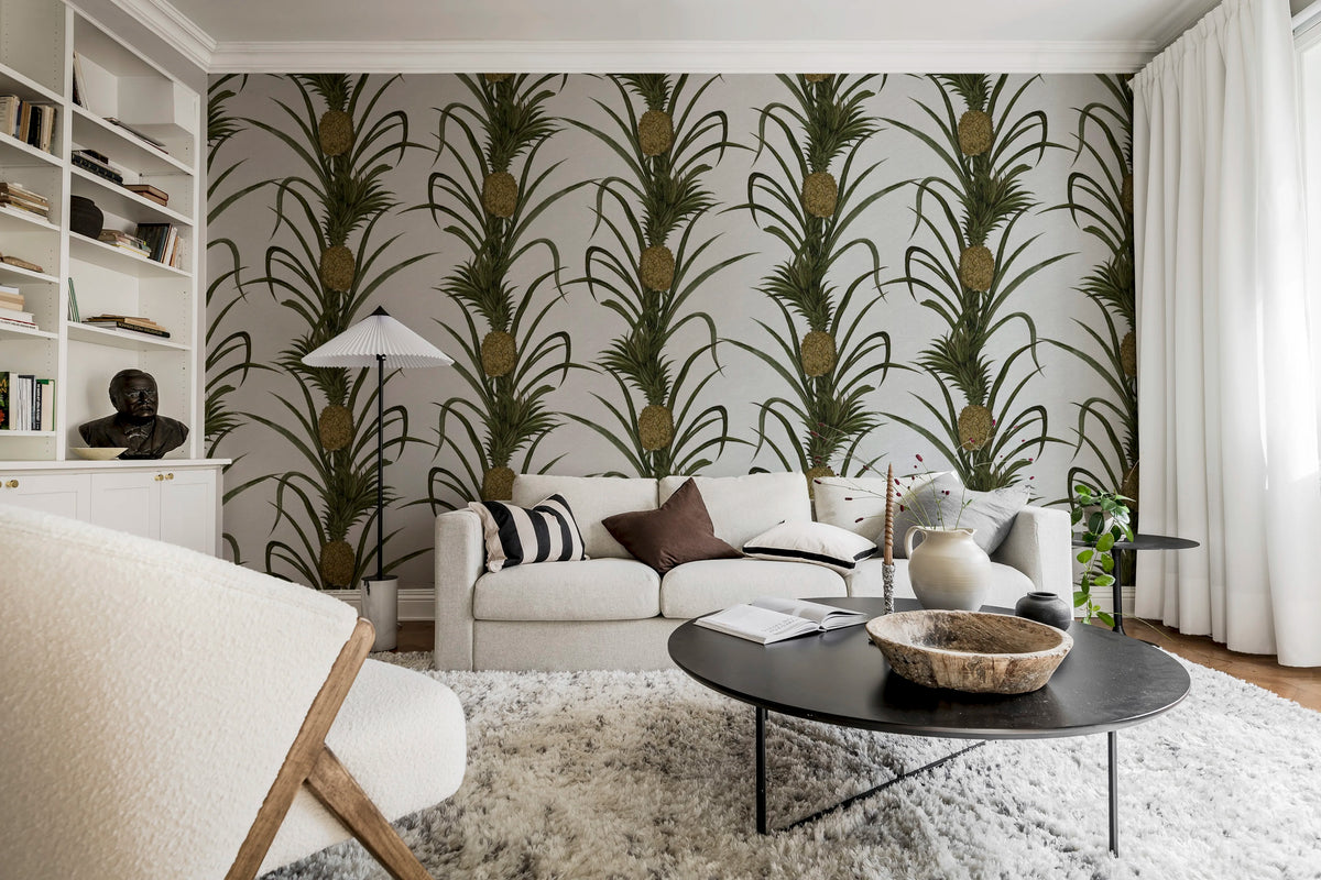 Pineapple Mural Wallpaper - room preview 02