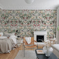 Whimsical Jungle, Pastel Mural Wallpaper - room preview 02