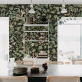 Forest Animals, Dark Mural Wallpaper - room preview 02