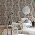 Elephant Castle, Pink Mural Wallpaper - room preview 02