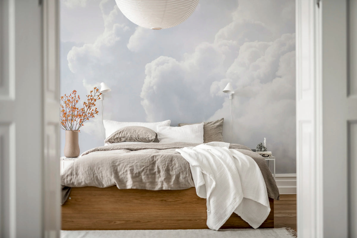 Rolling Clouds Mural Wallpaper - room preview 02