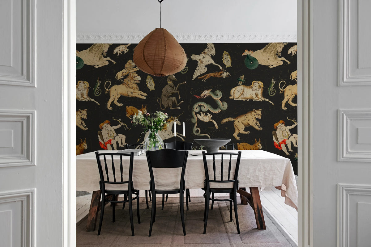 Zodiac, Night Mural Wallpaper - room preview 02