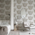 Puffer Fish, White Mural Wallpaper - room preview 02