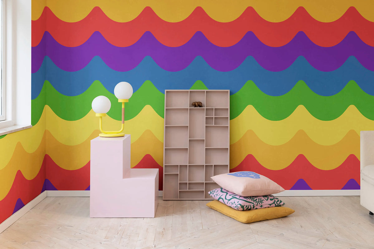 Flowing Pride Mural Wallpaper - room preview 02